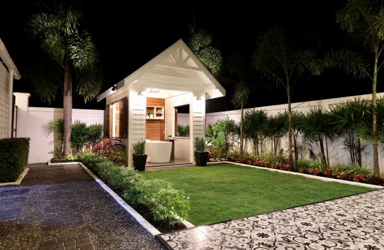 Bath house from outside